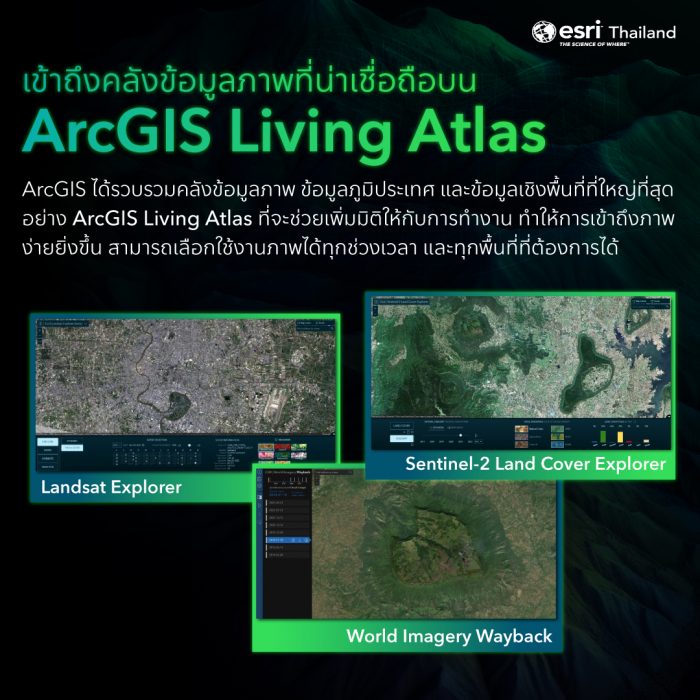 3 จุดเด่นของ ArcGIS ในการทำงานด้าน Imagery & Remote Sensing - Esri Thailand