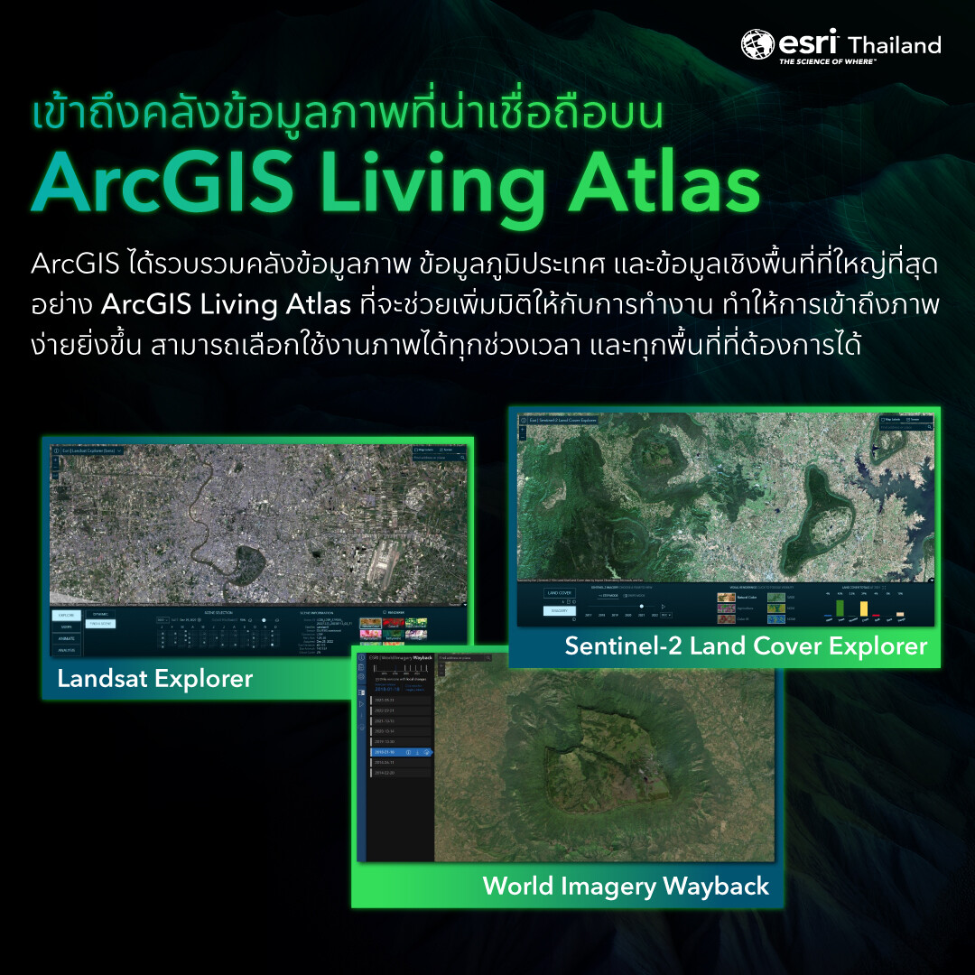 3 จุดเด่นของ ArcGIS ในการทำงานด้าน Imagery & Remote Sensing - Esri Thailand
