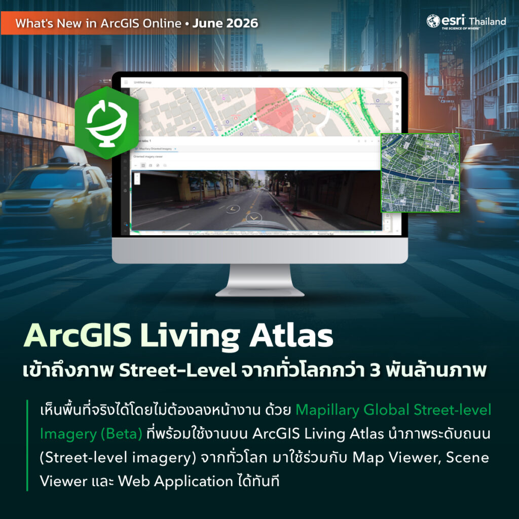 ArcGIS Living Atlas - แหล่งรวมข้อมูลพร้อมใช้งานสำหรับผู้ใช้งาน ArcGIS