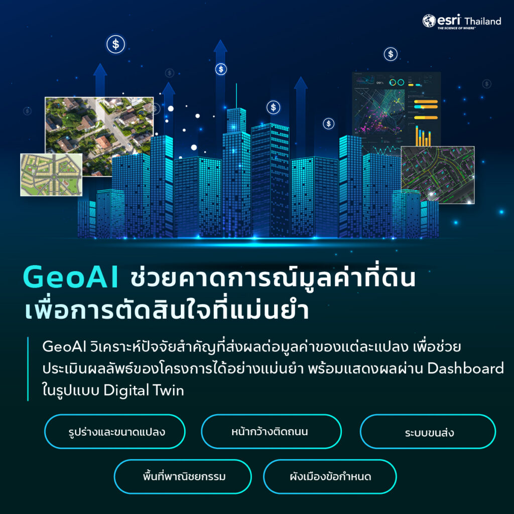 จากการแบ่งแปลง สู่การคาดการณ์มูลค่าที่ดินด้วย GeoAI