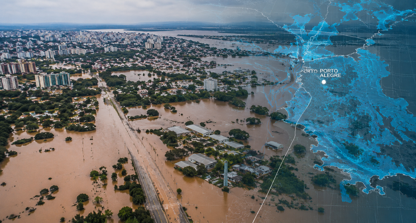 การใช้ GIS สนับสนุนการรับมือมหาอุทกภัยในบราซิล